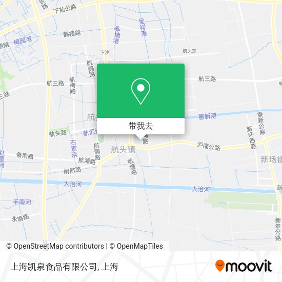 上海凯泉食品有限公司地图