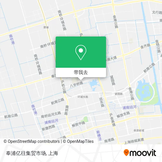 奉浦亿往集贸市场地图