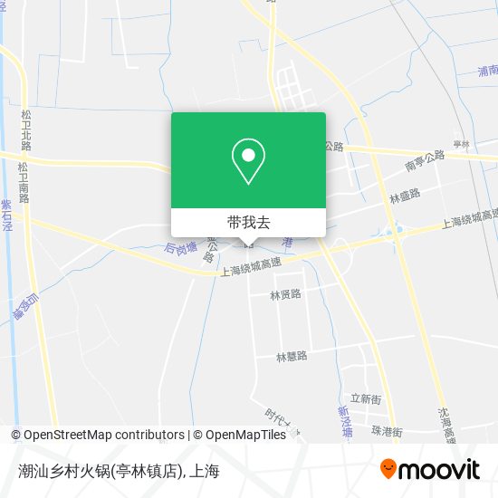 潮汕乡村火锅(亭林镇店)地图