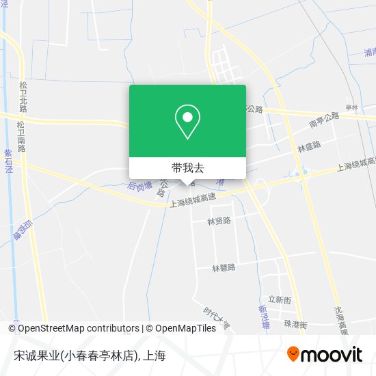 宋诚果业(小春春亭林店)地图