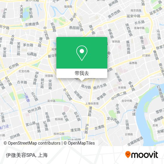 伊微美容SPA地图