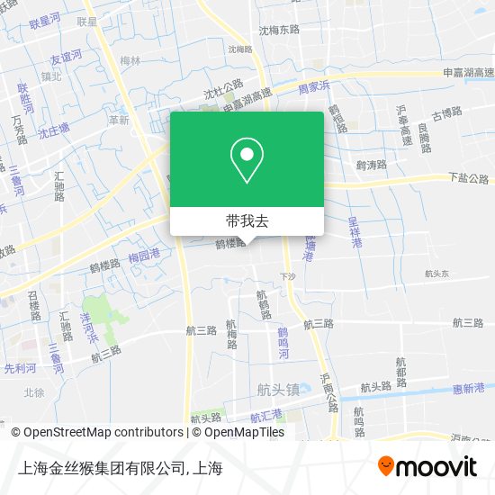 上海金丝猴集团有限公司地图