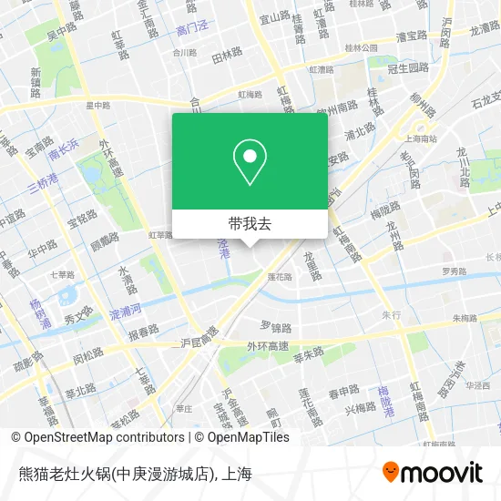 熊猫老灶火锅(中庚漫游城店)地图