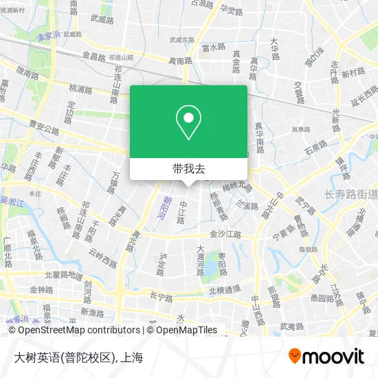 大树英语(普陀校区)地图