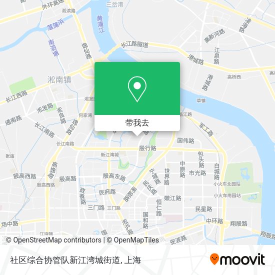 社区综合协管队新江湾城街道地图