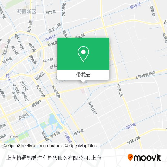 上海协通锦骋汽车销售服务有限公司地图