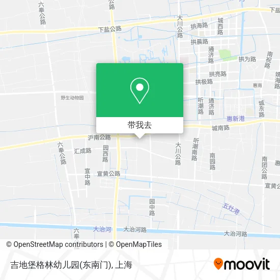 吉地堡格林幼儿园(东南门)地图