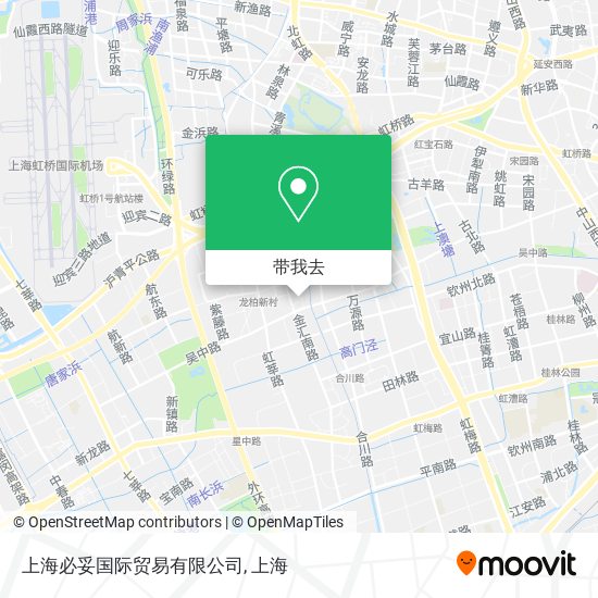 上海必妥国际贸易有限公司地图