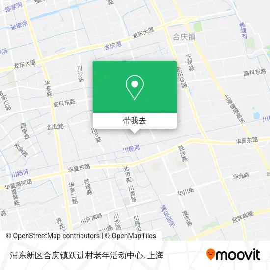 浦东新区合庆镇跃进村老年活动中心地图