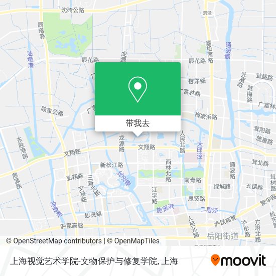 上海视觉艺术学院-文物保护与修复学院地图