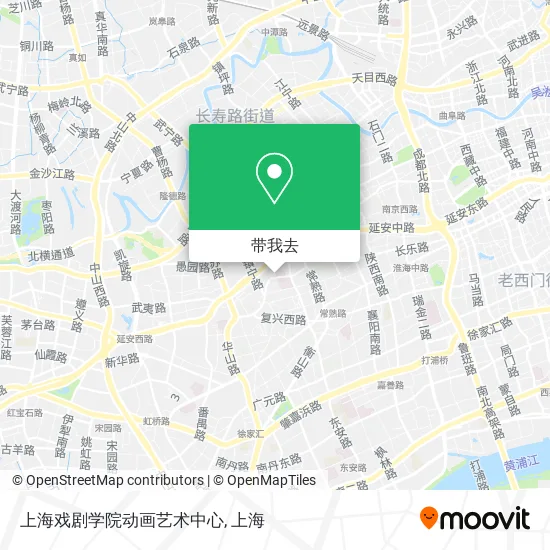 上海戏剧学院动画艺术中心地图