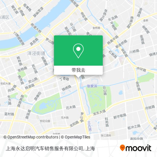 上海永达启明汽车销售服务有限公司地图