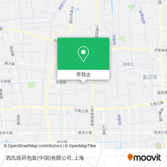 西氏医药包装(中国)有限公司地图