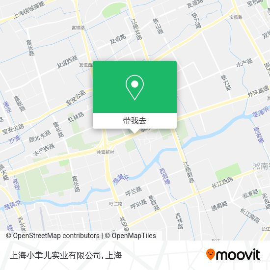 上海小聿儿实业有限公司地图