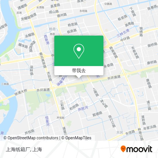 上海纸箱厂地图