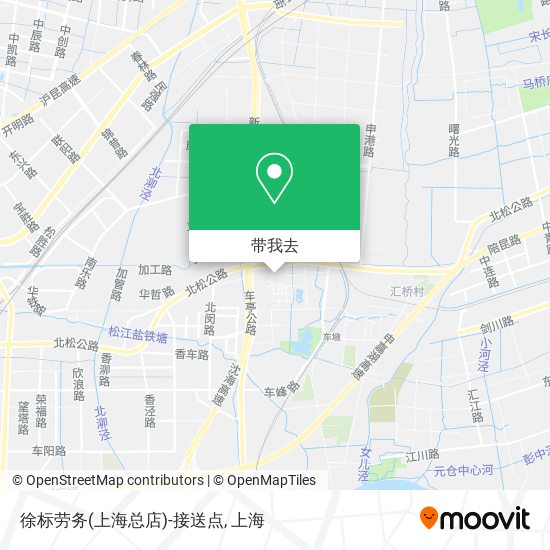 徐标劳务(上海总店)-接送点地图