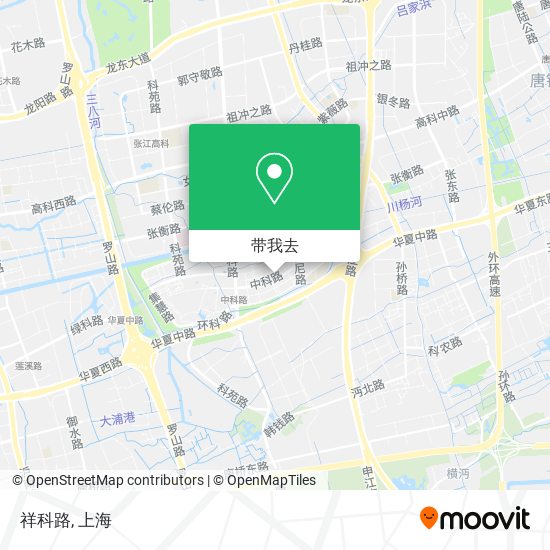 祥科路地图