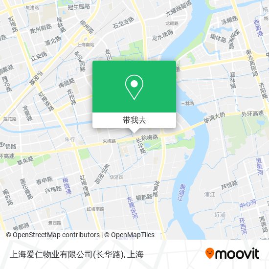 上海爱仁物业有限公司(长华路)地图