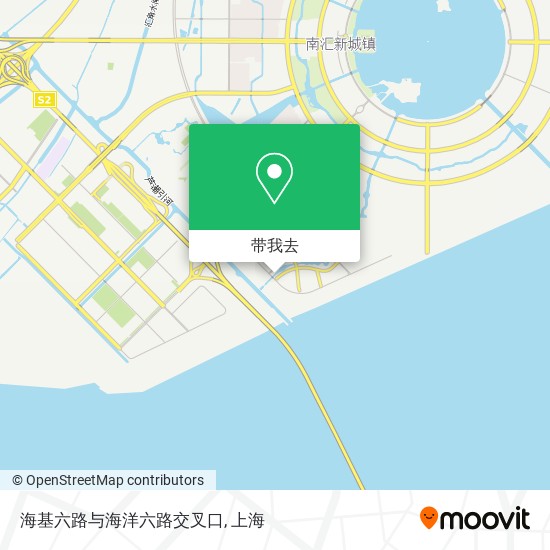 海基六路与海洋六路交叉口地图