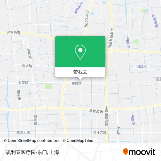 凯利泰医疗园-东门地图