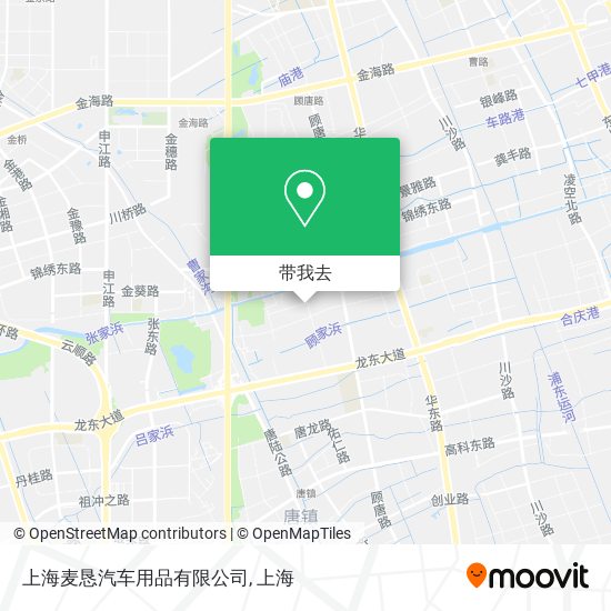 上海麦恳汽车用品有限公司地图