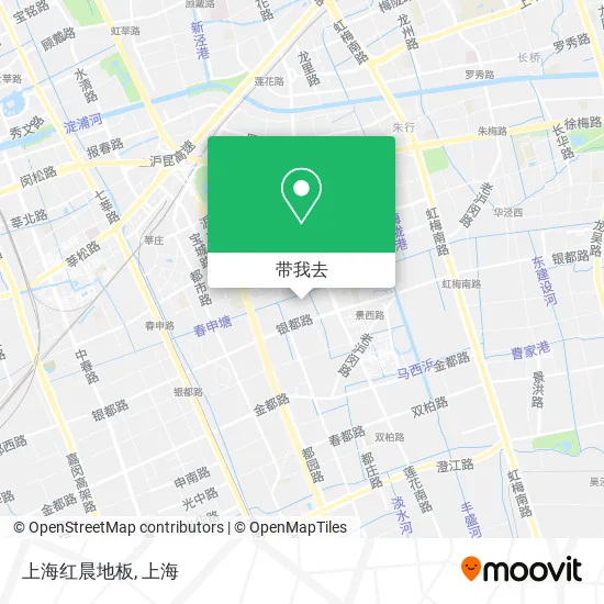 上海红晨地板地图