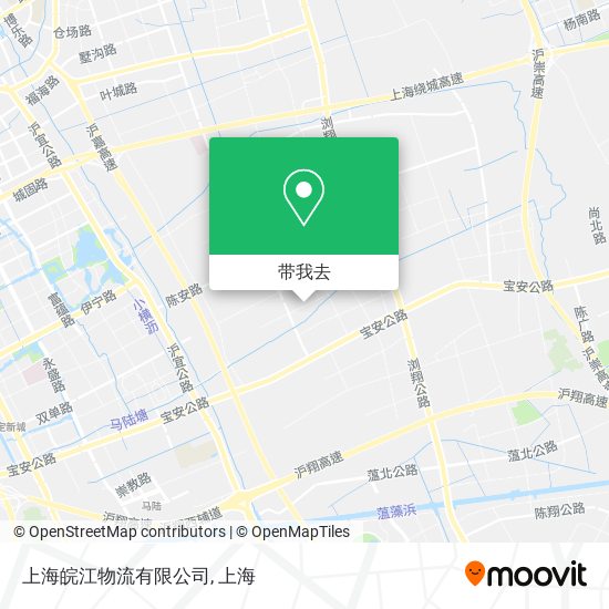 上海皖江物流有限公司地图