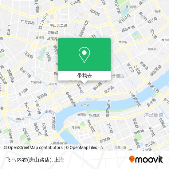 飞马内衣(唐山路店)地图