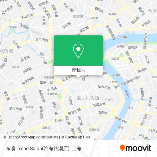 东瀛 Trend Salon(淮海路潮店)地图