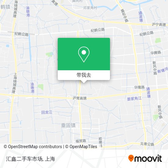 汇鑫二手车市场地图