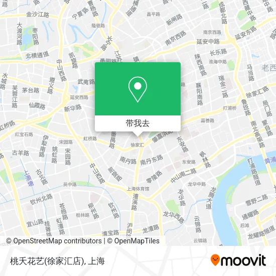 桃夭花艺(徐家汇店)地图