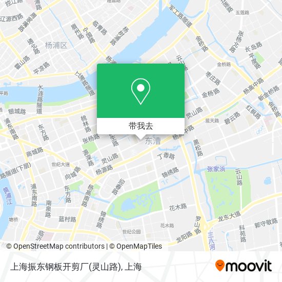 上海振东钢板开剪厂(灵山路)地图