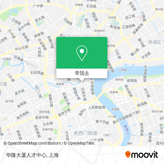 华隆大厦人才中心地图