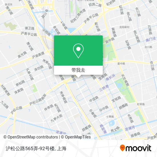 沪松公路565弄-92号楼地图