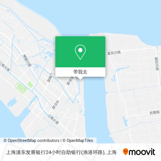 上海浦东发展银行24小时自助银行(渔港环路)地图