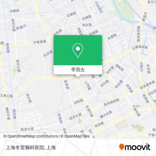 上海冬雷脑科医院地图