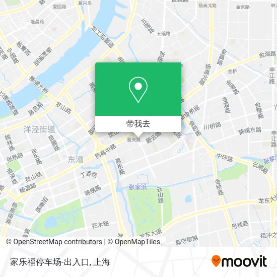 家乐福停车场-出入口地图