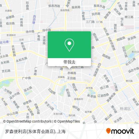 罗森便利店(东体育会路店)地图