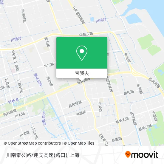 川南奉公路/迎宾高速(路口)地图