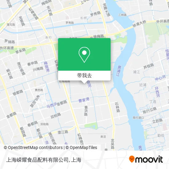 上海嵘耀食品配料有限公司地图