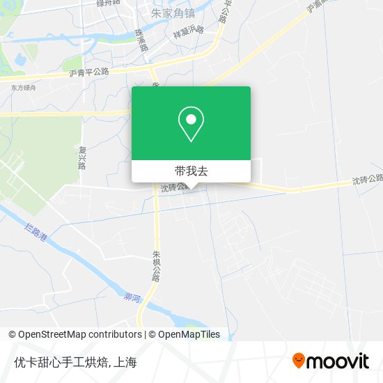 优卡甜心手工烘焙地图