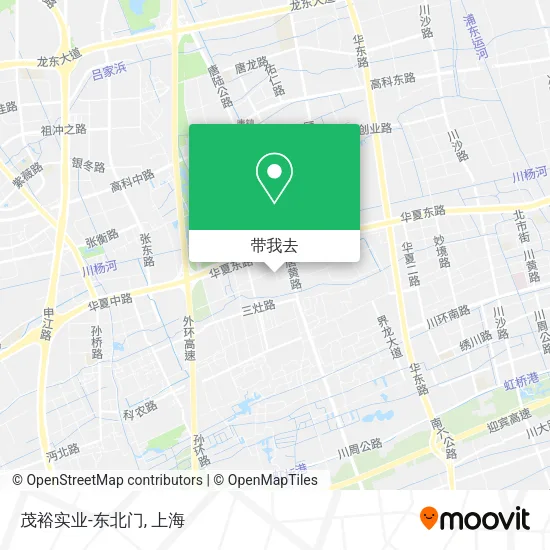 茂裕实业-东北门地图