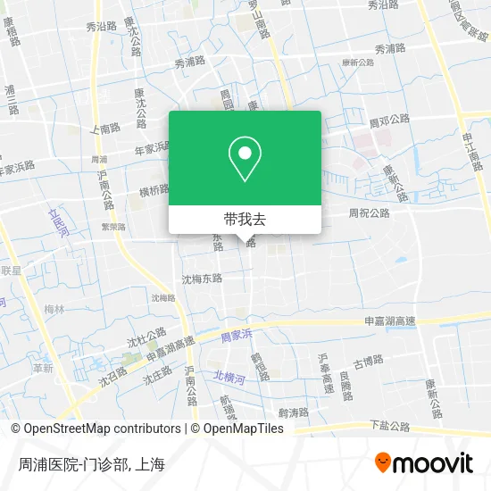 周浦医院-门诊部地图