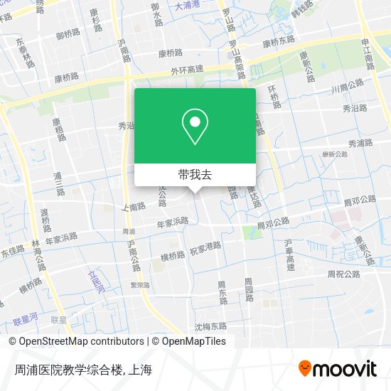 周浦医院教学综合楼地图