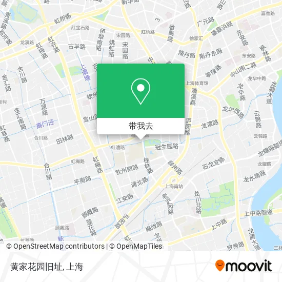 黄家花园旧址地图