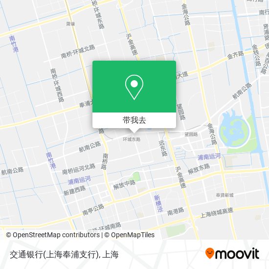 交通银行(上海奉浦支行)地图