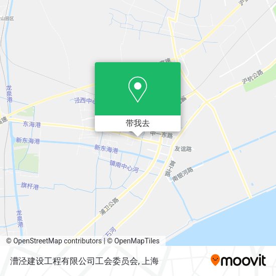 漕泾建设工程有限公司工会委员会地图