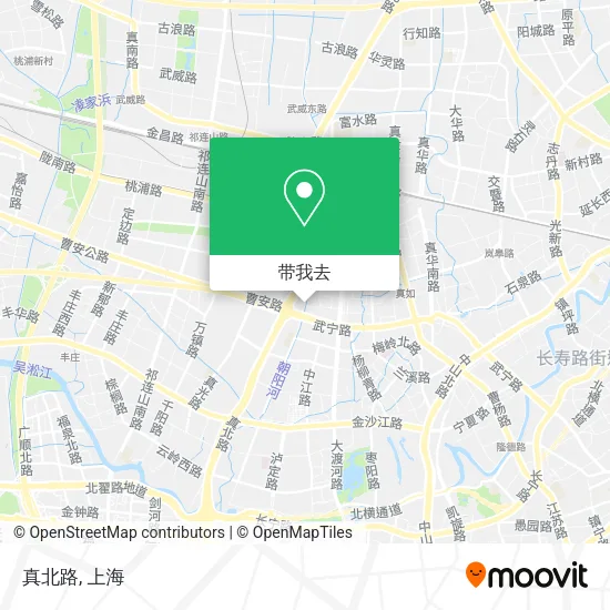 真北路地图
