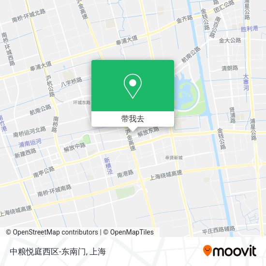 中粮悦庭西区-东南门地图