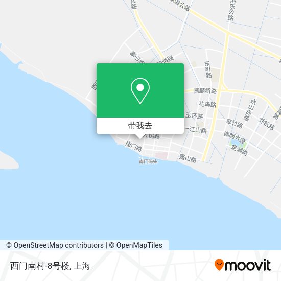 西门南村-8号楼地图
